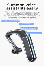 Load image into Gallery viewer, Bluetooth Headset Wireless Earpiece Bluetooth 5.0 Earphones Elegant Business Over Ear Headphones Noise Isolating Wireless Ergonomic Earbuds For Clear Calls Stereo Office Headset With Mic Black