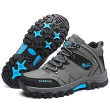 将图片加载到图库查看器,Men's Winter Snow Boots Waterproof Leather Sports Super Warm Men's Boots Outdoor Hiking Boots Work Travel Shoes Trail Climbing Shoes Lace Up Anti-Slip Waterproof Working Outdoor Boots