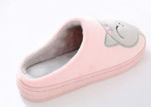 Load image into Gallery viewer, Women Winter Warm Home Slippers Couple Shoes Plush Cat Animal Slip On Soft Indoor Flats Comfort Cozy Memory Foam Scuff Slippers Slip On Warm House Shoes