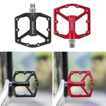 Load image into Gallery viewer, Aluminum Alloy Bicycle Pedals Road Anti-Slip Ultralight Sealed Bearing One-Piece Molding Anti-Oxidation Bike Pedals Mountain Bike Pedals Flat Pedals Nylon Fiber Bicycle Platform Pedals For Road Mountain