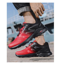 将图片加载到图库查看器,Mens Soft Breathable Outdoor Jogging Hiking Shoes Mountain Waterproof Running Shoes Sneakers Trail Running Non-Slip Hiking Breathable Walking Footwear Athletic Sneaker