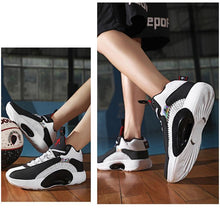 将图片加载到图库查看器,Men's Casual Breathable Comfortable Cushioned Soft Professional Sports Basketball Shoes Outdoor Street Sports Shoes Lightning Professional Anti Slip Sports Shoes For Running Walking
