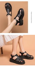 将图片加载到图库查看器,Platform Women's Sandals Summer Fashion Women Beach Classic Sandal Comfortable Beach Pool Platforms Sandals With Buckle Open Toe Ankle Strap Thick-Soled Casual Women's Shoes