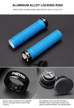 将图片加载到图库查看器,Shock Absorption Mountain Road Cycling Bike Bicycle Handlebar Cover Grips Smooth Soft Rubber Anti-slip Handle Grip Lock Bar End Premium Bike Handlebar Grips Single Lock-on Bike Grips Professional Mountain Bicycle Handlebar Locking Grips