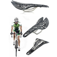 将图片加载到图库查看器,Lightweight Bicycle Front Seat Mat Bike Saddle Bicycle Seat Cushion Pad Breathable Soft Spider Web Saddle Cycling Bicycle Hollow Seat Saddle Comfy Ultra Light Mountain Bike Road Bicycle Saddle