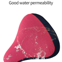 Load image into Gallery viewer, Bicycle Comfort Seat Saddle Cover 3D Soft Breathable Bike Saddle Cushion Cover Mesh Fabric Cycling Seat Saddle Cover For Comfort Saddles Cover Fit For Exercise Outdoor Bikes With Water Resistant Cover