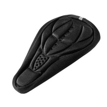 Load image into Gallery viewer, Comfortable Mountain Bike 3D Saddle Cover Thick Breathable Ultra Soft Bicycle Saddles Silicone Sponge Bike Seat Cushion Bicycle Exercise Bike Seat Pad Comfort Road Bicycle Seat Covers Spin Bike Cycling Seat Cushions Indoor Outdoor Saddle For Men