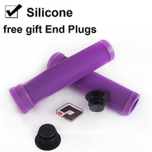 将图片加载到图库查看器,Silicone Bicycle Grips Road Bike Handlebar Grip With Rubber Handle Bar End Plug Bicycle Silicone Foam Grips Memory Foam Technology And Ergonomic Design Anti-Slip Shockproof And Weather Resistant Bicycle Handles
