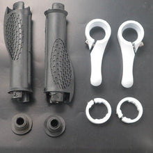 将图片加载到图库查看器,Bicycle Handlebar Rubber Grip End Cap Aluminium Alloy Lock Mountain Bike Handle Bar Grip Anti-Slip Bicycle Skid-Proof Grips Handlebar Cover Widen Holding Surface Unti-Skid Bike Grips Shockproof Handlebar Cover Ergonomic Design