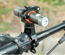 Load image into Gallery viewer, Bicycle Light Bracket Bike Lamp Holder LED Headlight Pump Stand Quick Release Mount 360 Degree Rotatable Universal Flashlight Mount Holder Mount Bicycle Mounting Bracket Flashlight Holder