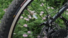 Load image into Gallery viewer, LED Neon Bike Wheel Tire Light Valve Dust Cap Spoke Light For Bicycle Cycling Warning Light Bicycle Flash Cap Light Bike Tire Wheel Valve Cap For Front And Rear Wheel Bicycle Motorcycle Tire Colorful Design