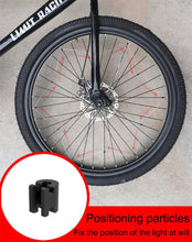 Load image into Gallery viewer, Waterproof LED Bike Wheel Light Bicycle Spoke Light Bicycle Tire Light Strips Cycling Safety Warning Lamp Bike Wheel Lights Safety Warning Tire Strip Light For Night Riding Glow Light Fun Safety Light Bike Accessories For Kids