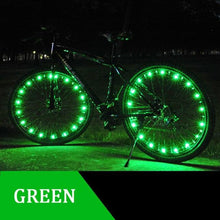 将图片加载到图库查看器,Fashion Durable Bicycle Spoke Light Bike Tire Wind Wheel Lights Flash Spoke Ribbon Light Lamp Outdoor Night Cycling Lights Bike Wheel Spoke Light Waterproof Bright Bicycle Light Strip