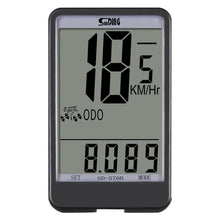 Load image into Gallery viewer, Wired Bicycle Computer Waterproof Backlight Bike Cycling Odometer Stopwatch Speedometer Watch LED Digital Bicycle Speedometer Odometer Wireless Bicycle Computer With Backlight Waterproof LCD Display And Multi-Functional
