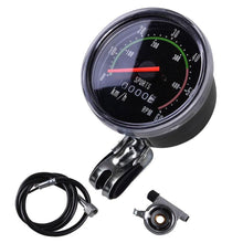 将图片加载到图库查看器,Retro Mountain Road Bike Computer Vintage Bike Speedometer Analog Classical Mechanical Odometer Durable Quality Aluminum Alloy Accurate Mechanical Odometer Speedometer For Bicycle