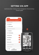 将图片加载到图库查看器,Waterproof Bike Computer GPS Cycling Computer Navigation Speedometer Wireless Bicycle Speedometer Odometer With LCD Display Waterproof Tracker Fits All Bikes Electric Bike