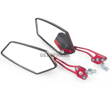 Load image into Gallery viewer, Adjustable Electric Scooter Mirrors Bicycle Rear View Mirrors Adjustable HD Clear Glass Handlebar Mounting Mirrors Universal Adjustable Rotatable Safe Handlebar Bike Rear View Mirror