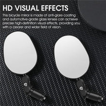 Load image into Gallery viewer, Bicycle Rearview Mirror Rotation Adjustable Rear View Road Wide Range Back Bicycle Handlebar Mirror HD Wide Angle Bicycle Rear View Mirrors Adjustable Rotation Handlebar Convex Mirror For Bike Cycling