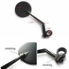 将图片加载到图库查看器,Bicycle Rear View Handlebar Mirrors 360 Degree Rotation Bike Rear Mirrors Cycling Rear View Bike Handlebar Rear View Mirrors Bike Mirror Adjustable Handlebar Rear View Mirrors For Mountain Road Bike Bicycle Electric Motorcycle