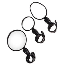 Load image into Gallery viewer, Universal Bike Bicycle Cycling Mirror Handlebar Wide Angle Rear View Rearview Bike Accessories Bike Helmet Mirror Bike mirror, 2pcs bike rear view mirrors With Wide Angle Convex Mirror Adjustable Rotatable Handlebar For Mountain Bike Off-Road Bike