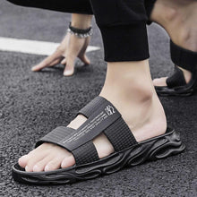 Load image into Gallery viewer, Modern Casual Summer Flip Flops Pool Slippers Sandals Slippers Men Shoes Tennis Fitness Runners Comfy Memory Foam Slide Outdoor Slippers Luxury Indoor Mens Slippers