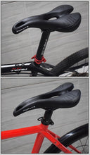 Load image into Gallery viewer, Bike Saddle Breathable Mountain Bike Seat PU Leather Bicycle Seat Cushion Sponge Filled Comfortable Cycling Saddle Replacement Soft Padded With Shock Absorbing Waterproof For Mountain Bike Road Bike