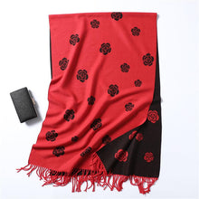 Load image into Gallery viewer, New Fashion Winter Soft Thick Warm Colorful Cashmere Scarf Elegant Escharpe Shawls Scarf Shawls Wraps Lightweight Lady Solid Scarves Fashion Tassels Blanket For Women