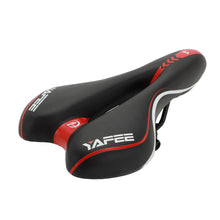 将图片加载到图库查看器,Sport Bicycle Saddle Soft Shock Absorbing Hollow Bike Cushion Road Cycling Sponge Comfortable Bicycle Seat Most Comfortable Bicycle Saddle Shock Absorber Waterproof Suitable For Fitness Outdoor Wide Soft Padded Bike Saddle