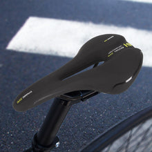 Load image into Gallery viewer, Ultralight Bicycle Saddle Hollow Bike Racing Seat Leather Soft Comfortable Cushion Professional Bike Saddle Bicycle Comfort Seat Cushion Pad Shockproof Ergonomic Design For Cycling Mountain Bike Road Bike Folding Bike