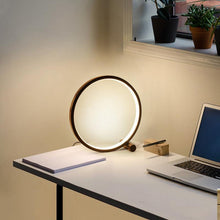 将图片加载到图库查看器,LED Table Lamp Bedroom Bedside Lamp Round Acrylic Living Room Lamp Reading Lamp Black/white Touch Control Dimmable Night Light Decorative Table Lamp Cute Study Lamps for Bedroom Décor