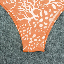 Load image into Gallery viewer, Surfing Swimsuit For Women Bikini Long Sleeve Swimwear Tiger Print Push Up Summer Bath Suit Two Piece Surfing Rash Guard Bikini Long Sleeve Swimsuit Set