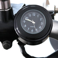 Load image into Gallery viewer, 22-25mm Multi-functional Motorcycle Handlebar Mount Clock Universal Waterproof Motorcycle Handlebar Watch Durable Practical Classic Waterproof Luminous Quartz Watch