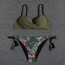 将图片加载到图库查看器,Bikini Push Up Swimwear Bikini Set Pink Swimwear Women Micro Swimsuit Female Bandage Bikini Beach Wear Swimming Two-Piece Swimsuit Summer Swimsuit for Women