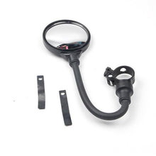 Load image into Gallery viewer, Long Bicycle Rearview Handlebar Round Mirrors For Mountain Road Bike Motorcycle Bendable Hose Adjustable Rearview Mirror Bicycle Rear View Mirrors With Wide Angle Acrylic Convex Safety Rotatable Bicycle Mirror