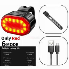 Load image into Gallery viewer, 2PCS LED Bike Light Bicycle Front Rear lights USB Charge Headlight Cycling Taillight Bicycle Super Bright Front And Back Bicycle Lights USB Rechargeable Durable Waterproof Mountain Helmet Road Night Riding For Bike