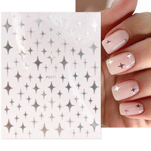 Load image into Gallery viewer, 3D Nails Sticker Spring Cartoon Animals Flowers Leaves Self Adhesive Decals Sliders Nail Art Accessories Decoration Decal Self-Adhesive 3D Wave Design Decoration for Women Girls Tape Nail Art Stickers Decal Decoration