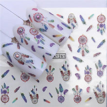 Load image into Gallery viewer, Sliders For Nails Winter Nail Stickers Elk Wolf Animal Sticker Figure Art Transfer Flowers Butterflies Watermark Water Slider Art Nail Stickers Sexy Girl Designs Comics Water Transfer Decals Manicure Lips Nail Art Decorations Slider Nail Art Stickers