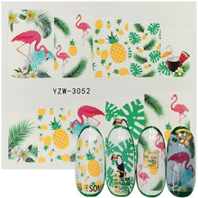 Load image into Gallery viewer, Sliders For Nails Winter Nail Stickers Elk Wolf Animal Sticker Figure Art Transfer Flowers Butterflies Watermark Water Slider Art Nail Stickers Sexy Girl Designs Comics Water Transfer Decals Manicure Lips Nail Art Decorations Slider Nail Art Stickers