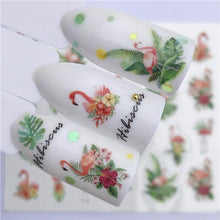 Load image into Gallery viewer, Fox Wolf Animal 3D Embossed Nail Sticker Flower Adhesive Manicure Slider Nail Art Tips Decorations Decals Manicure Design Golden Firework Star Accessories Heart Nail Art Stickers Glitter Decals Love Nail Sequins Laser Heart Nail