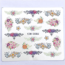 Load image into Gallery viewer, Fox Wolf Animal 3D Embossed Nail Sticker Flower Adhesive Manicure Slider Nail Art Tips Decorations Decals Manicure Design Golden Firework Star Accessories Heart Nail Art Stickers Glitter Decals Love Nail Sequins Laser Heart Nail