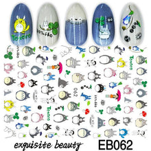 将图片加载到图库查看器,Nail Stickers Cute Rabbit Nail Art Decorations No Face Man Sliders For Manicure Cute Cartoon Nail Art Sticker Decals for Women Kids Girls Manicure Decoration Nail Art Supplies 3D Self-Adhesive Nail Decals Designer Nail Stickers for Acrylic Nails