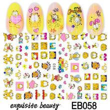 将图片加载到图库查看器,Nail Stickers Cute Rabbit Nail Art Decorations No Face Man Sliders For Manicure Cute Cartoon Nail Art Sticker Decals for Women Kids Girls Manicure Decoration Nail Art Supplies 3D Self-Adhesive Nail Decals Designer Nail Stickers for Acrylic Nails