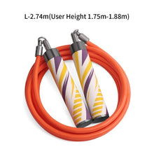 Load image into Gallery viewer, Weighted Jump Rope 8MM Skip Rope Non-Slip PU Power Handles PVC Adjustable Heavy Skipping Rope Non-Slip PU Handles Adjustable Heavy Jump Rope With Ball-Bearing Great For Build Muscle Improve Power Workout Fitness