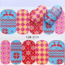 将图片加载到图库查看器,New Christmas Water Decal Nail Art Nail sticker New Year Slider Tattoo Full Cover Santa Claus Snowman Designs Xmas Decals 3D Wave Design Decoration for Women Girls Tape Nail Art Stickers Decal Decoration Nail Art Accessories Decoration Decal