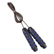 将图片加载到图库查看器,Tangle-Free Rapid Speed Jumping Rope Cable With Ball Bearings Steel Skipping Rope Adjustable Rapid Speed Jumping Ropes Cable Foam Handles Steel Jump Ropes For Gym Fitness Home Exercise