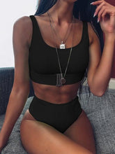 将图片加载到图库查看器,High Waist Bikini Leopard Bikini Women Push Up Swimsuit Women's Leopard Print Swimsuits High Waist Bikini Set 2 Piece Bathing Suits Women Printed Swimwear Tie Dye Summer Swim Beachwear