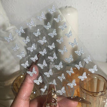 将图片加载到图库查看器,Gold Christmas Snowflake 3D Nail Stickers Sparkly Iridescent Silver Xmas Tree Elk Deer Transfer Sliders Winter Nails Accessories Design Decor Tip Transfer Nail Decals Sticker For Pretty Girl Self-Adhesive Nail Decals Designer Nail Stickers