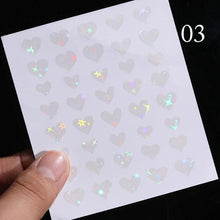 将图片加载到图库查看器,Gold Christmas Snowflake 3D Nail Stickers Sparkly Iridescent Silver Xmas Tree Elk Deer Transfer Sliders Winter Nails Accessories Design Decor Tip Transfer Nail Decals Sticker For Pretty Girl Self-Adhesive Nail Decals Designer Nail Stickers
