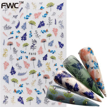 Load image into Gallery viewer, 3D Nail Slider Black Russia Letter Sticker Decals Flamingo Design Adhesive Manicure Tips Nail Art Decorations Accessories Sliders Manicure Decoration 3D Nail Supplies Holographic Decals Transfer Sliders Nail Design Manicures Nail Self-Adhesive Sticker