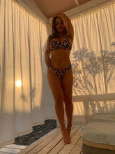Load image into Gallery viewer, Bikini Swimwear Women Swimsuit Leopard Bikini Set Women's Halter Triangle Bikini Bottom Cheeky Two Piece Swimsuits Push Up Bathing Suit Female Summer Beach Wear